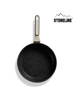 2tlg. Set: Bratpfanne in Beige - Ø 28 cm