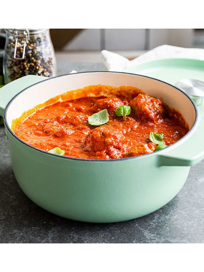 2tlg. Set: Bräter in Mint - 3,3 l