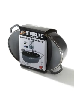 2tlg. Set: Bräter in Grau - 8 l