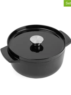 2tlg. Set: Bräter in Schwarz - 3,3 l