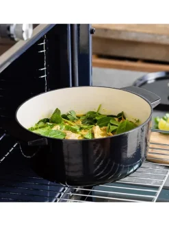 2tlg. Set: Bräter in Schwarz - 3,3 l