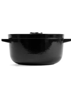 2tlg. Set: Bräter in Schwarz - 3,3 l