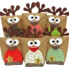 58tlg. Set: DIY-Adventskalender "Rentiere" in Hellbraun