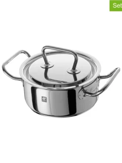 2tlg. Set: Edelstahl-Kochtopf ''Twin'' - 1,5 l