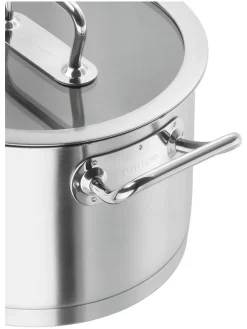 2tlg. Set: Edelstahl-Kochtopf ''Pro'' - 4,3 l