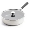 2tlg. Set: Edelstahl-Schmorpfanne "Classic" - Ø 26 cm