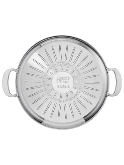 2tlg. Set: Edelstahl-Servierpfanne 