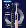 2tlg. Set: Elektr. Zahnbürsten "Oral-B iO Series 6" in Rosa/ Schwarz