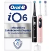 2tlg. Set: Elektr. Zahnbürsten "Oral-B iO Series 6" in Rosa/ Schwarz