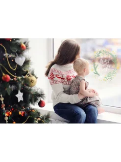 3tlg. Set: Fensterschablonen 