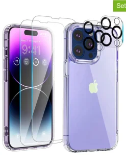 5tlg. Set: Full-Body-Case für iPhone 12 Pro in Transparent