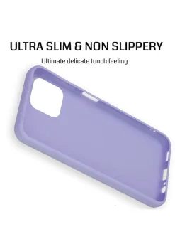 3tlg. Set: Full-Body-Case für iPhone 15 Pro in Lila