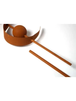 3tlg. Set Gartendekoration RUSTY52 in Braun