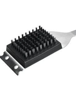 3tlg. Set: Grillzubehör in Silber/ Schwarz