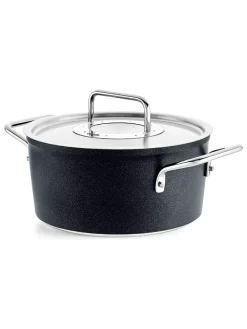 2tlg. Set: Kochtopf "Adamant®" in Schwarz - Ø 18 cm