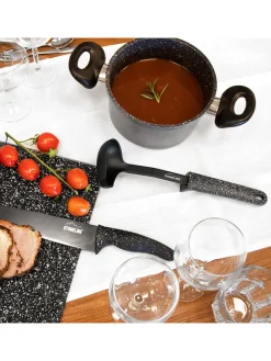 2tlg. Set: Kochtopf in Grau - 1,5 l