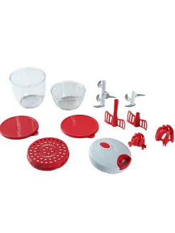 12tlg. Set: Multizerkleinerer in Rot