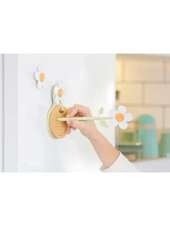 2tlg. Set: Notizblock in Grün/ Hellbraun