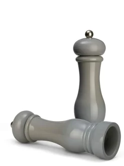 2tlg. Set: Salz- & Pfeffermühle in Grau - (H)21 x Ø 6 cm