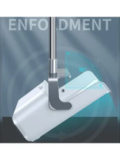 2tlg. Set: Schaufel und Besten in Grau