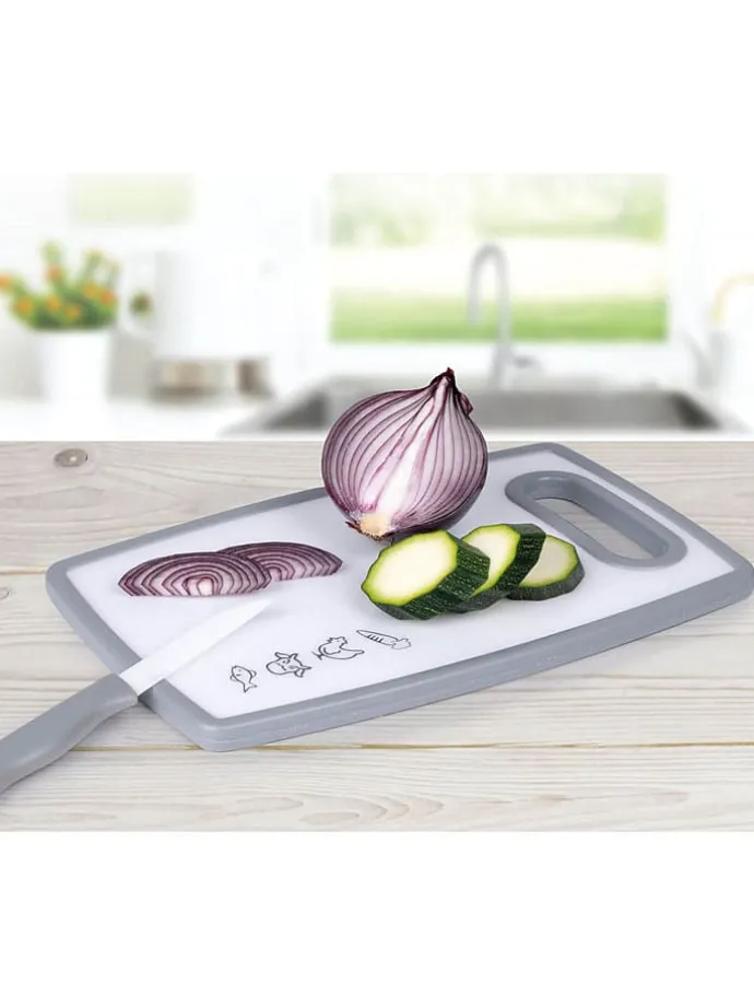 3tlg. Set Schneidebrett mit Zubehör (Überraschungsprodukt)
