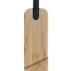 2tlg. Set: Schneidebrett und Messer in Natur/ Schwarz