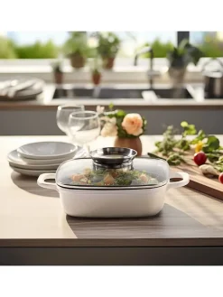 2tlg. Set: Servierpfanne - (L)20 x (B)20 cm