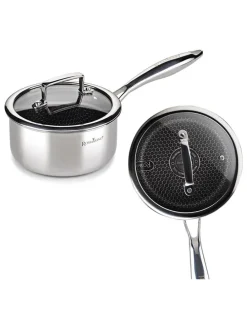 2tlg. Set: Stielkasserolle ''Hexapro'' in Silber - 1,2 l