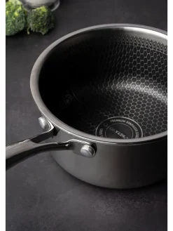 2tlg. Set: Stielkasserolle ''Hexapro'' in Silber - 1,2 l