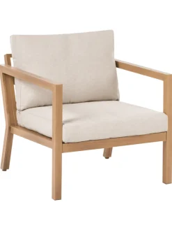 4-tlg Sitzgruppe ONETA in Braun/Beige