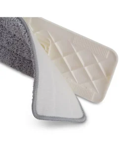 3tlg. Sprühwischer- Set in Weiß/ Grau