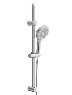 3tlg. Stangenbrause-Set ''Cordoba'' in Chrom