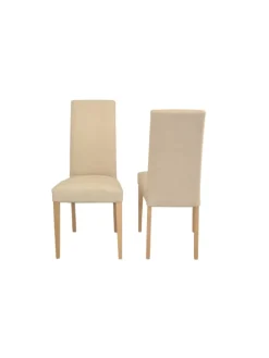 5tlg. Tischgruppe bestehend aus 4 Stühlen und 1 Esstisch in beige