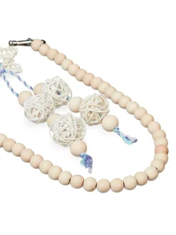 7-tlg. Vogelspielzeug in Natur