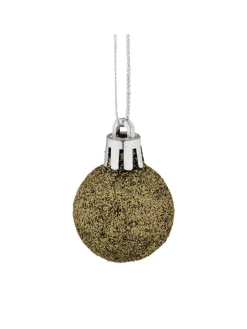 96-tlg. Weihnachtskugeln Set in Gold