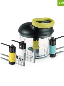 5tlg. Zerkleinerer-Set "Ingenio Maxi-Kit" in Schwarz/ Grün - 900 ml