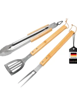 3tlg-Set Grillbesteck