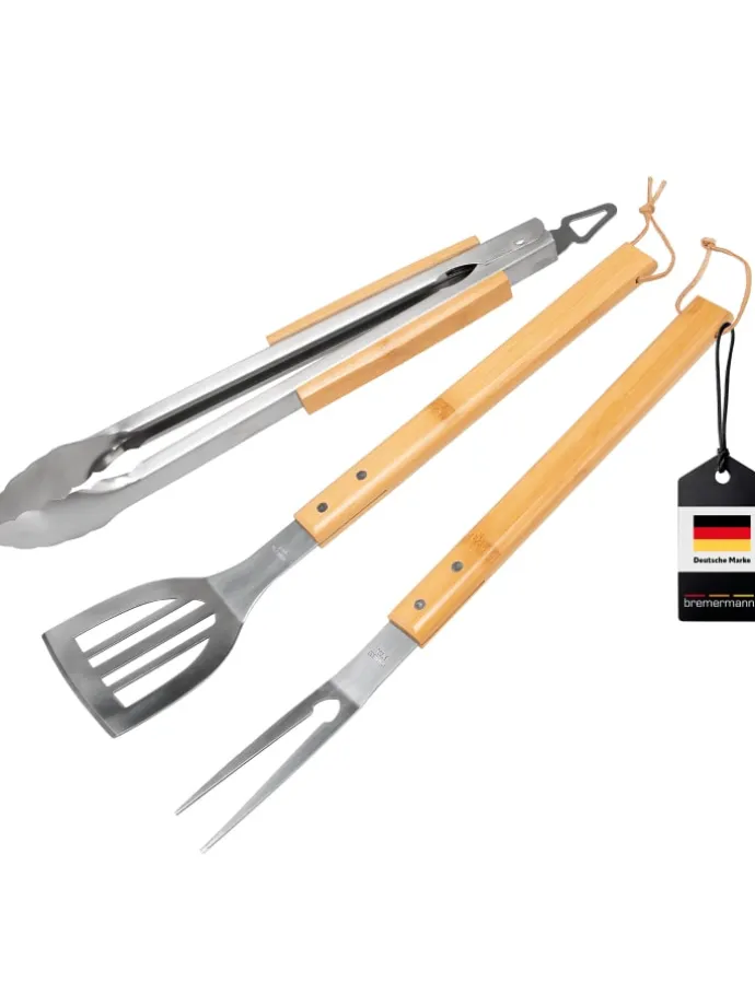 3tlg-Set Grillbesteck