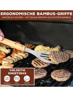 3tlg-Set Grillbesteck