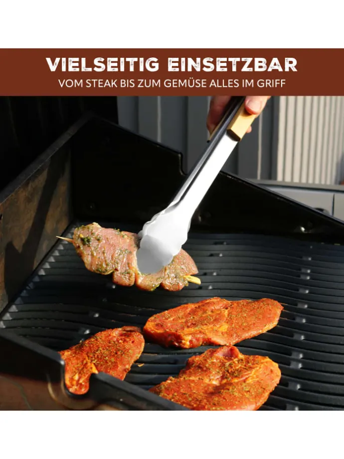3tlg-Set Grillbesteck
