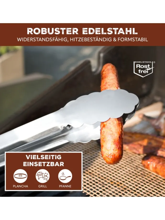 2tlg-Set Grillzangen