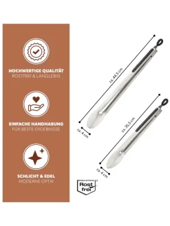 2tlg-Set Grillzangen