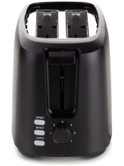 Toaster ''Vitalia'' in Schwarz - (B)23 x (H)17,5 x (T)14 cm