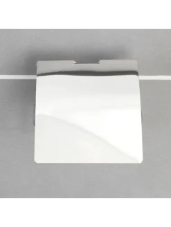 Toilettenpapierhalter in Silber - (B)13 x (H)9 x (T)12,5 cm