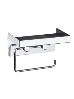 Toilettenpapierhalter in Silber - (B)16 x (H)12,5 x (T)11,5 cm