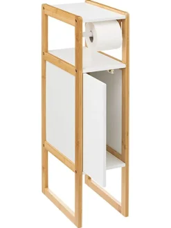 Toilettenpapierhalter in Weiß - (B)33 x (H)80 x (T)20 cm