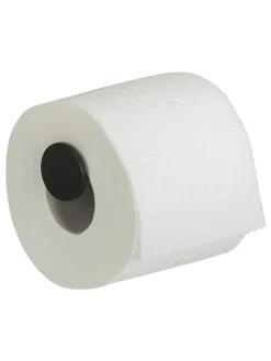 Toilettenpapierhalter "Porto" in Schwarz - (L)12 x Ø 3,4 cm