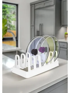 Topfdeckel-Halter in Weiß - (B)35,5 x (H)12 x (T)17,5 cm