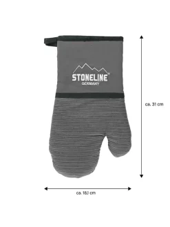 Toplappen in Grau - (L)31 x (B)18,1 cm