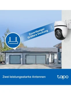 TP-LINK Kabellose Überwachungskamera Outdoor Tapo in Schwarz